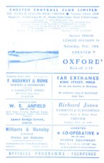 Chester City v Oxford United