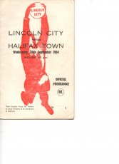Lincoln City v Halifax Town