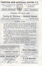 Tooting & Mitcham United v Dulwich Hamlet