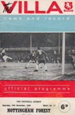 Aston Villa v Nottingham Forest