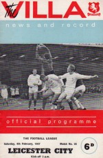Aston Villa v Leicester City