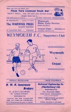 Weymouth v Leyton Orient