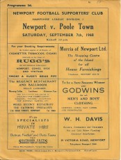 Newport County v Poole Town