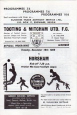 Tooting & Mitcham United v Horsham