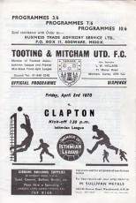 Tooting & Mitcham United v Clapton Orient