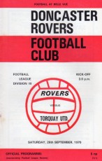 Doncaster Rovers v Torquay United