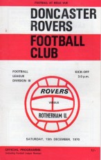Doncaster Rovers v Rotherham United