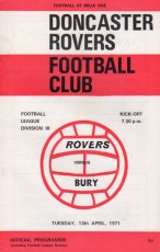 Doncaster Rovers v Bury