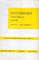 Southport v Darlington