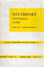 Southport v Cambridge United