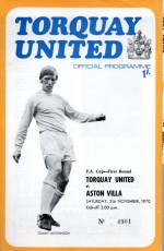 Torquay United v Aston Villa