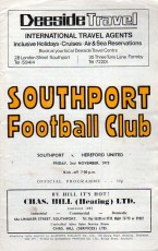 Southport v Hereford United