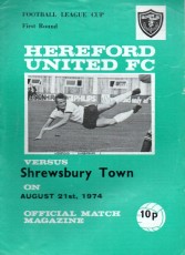 Hereford United v Shrewsbury Town