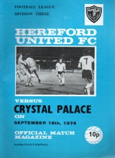 Hereford United v Crystal Palace
