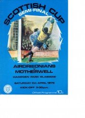 Airdrieonians v Motherwell