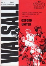 Walsall v Oxford United