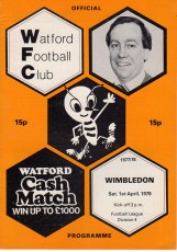 Watford v Wimbledon