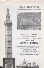 Grimsby Town v Wimbledon