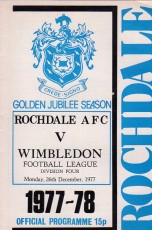 Rochdale v Wimbledon