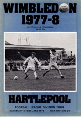 Wimbledon v Hartlepool United