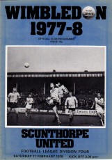 Wimbledon v Scunthorpe United