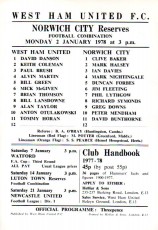 West Ham United v Norwich City
