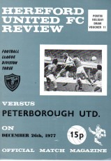 Hereford United v Peterborough United