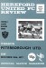 Hereford United v Peterborough United