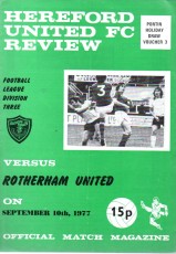 Hereford United v Rotherham United