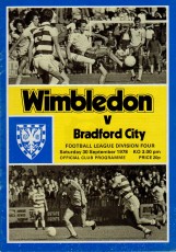 Wimbledon v Bradford City