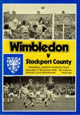 Wimbledon v Stockport County