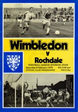 Wimbledon v Rochdale