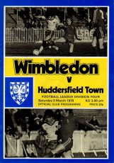 Wimbledon v Huddersfield Town