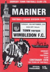Grimsby Town v Wimbledon