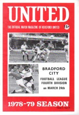 Hereford United v Bradford City