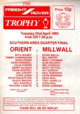 Leyton Orient v Millwall