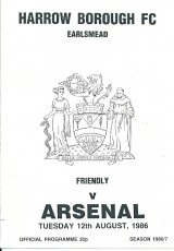 Harrow Borough v Arsenal