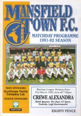Mansfield Town v Crewe Alexandra