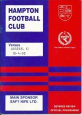 Hampton v Arsenal
