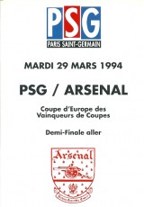 Paris St Germain v Arsenal