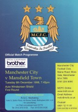 Manchester City v Mansfield Town