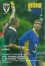 AFC Wimbledon v Reading
