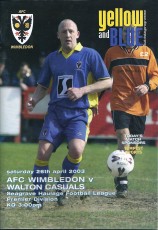 AFC Wimbledon v Walton Casuals