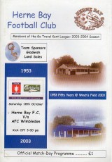 Herne Bay v AFC Wimbledon