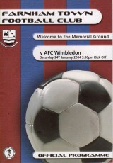 Farnham Town v AFC Wimbledon
