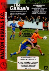 Walton Casuals v AFC Wimbledon