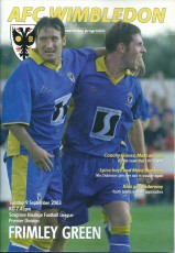AFC Wimbledon v Frimley Green