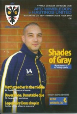 AFC Wimbledon v Hastings United