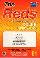 Colne v FC United of Manchester
