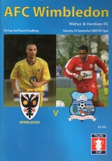 AFC Wimbledon v Walton & Hersham